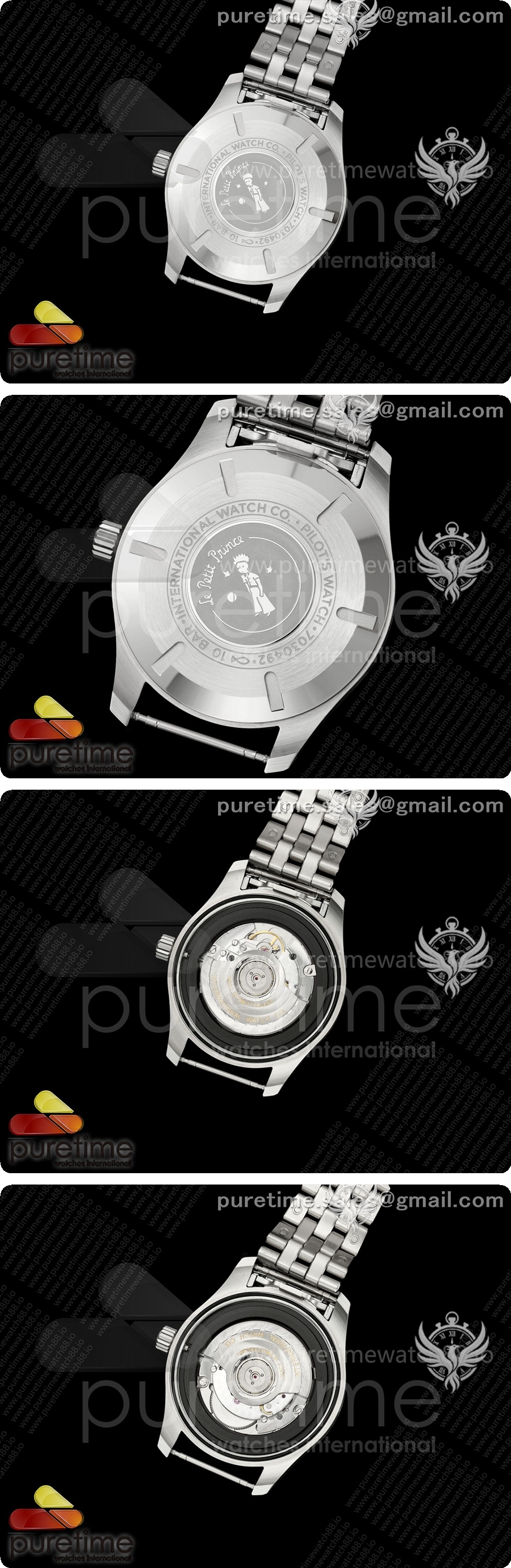 IWC Mark XX MZF 1:1 블루/로직 다이얼, 스테인리스 스틸 브레이슬릿 A2892 상세이미지 5