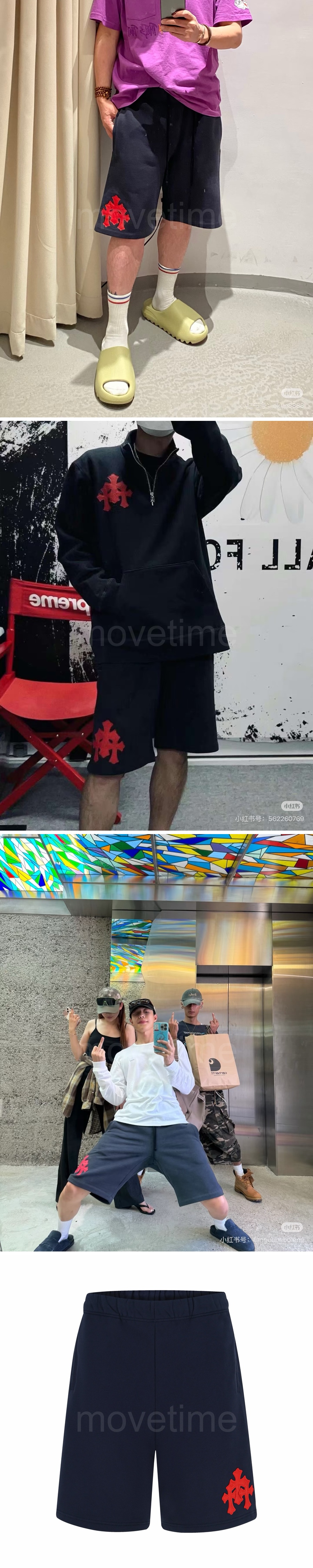 크롬하츠 크로스 쇼츠 반바지 26SS 상세이미지 3