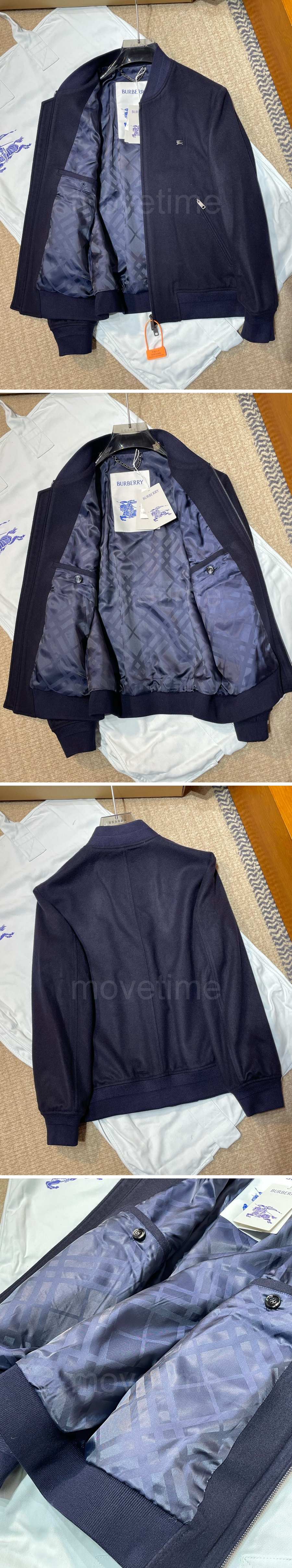 버버리 남자 캐시미어 가을 봄버 자켓 26SS 상세이미지 3