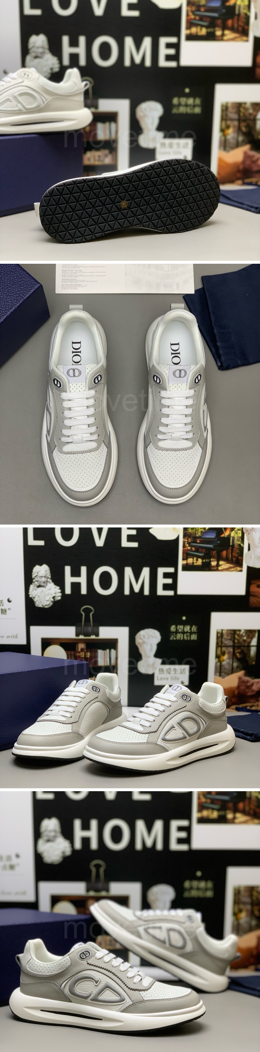 디올 CD 레더 가죽 스니커즈 운동화 26SS 상세이미지 4