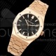 오데마피게 로얄 오크 41mm 15500 로즈골드 DDF 1:1 블랙 다이얼, 로즈골드 브레이슬릿, DD4302 슈퍼 클론