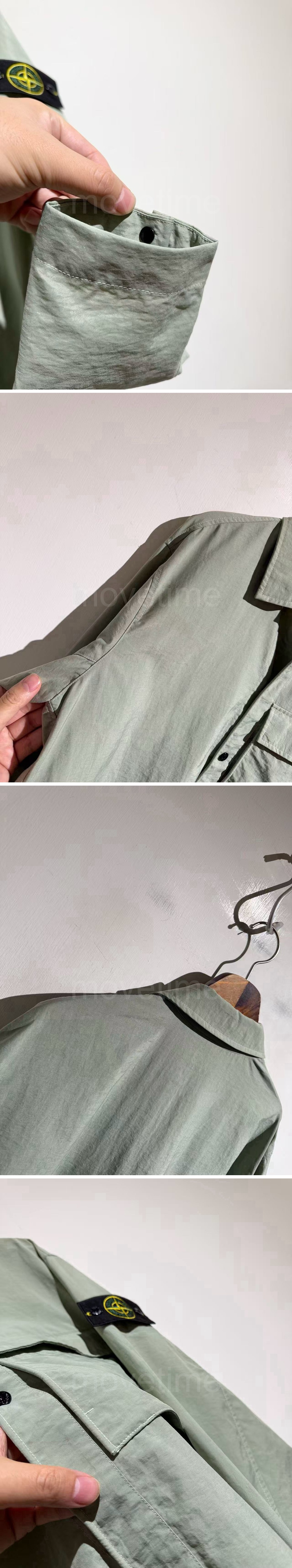 스톤아일랜드 로고 탈부착 나일론 자켓 26SS 상세이미지 5