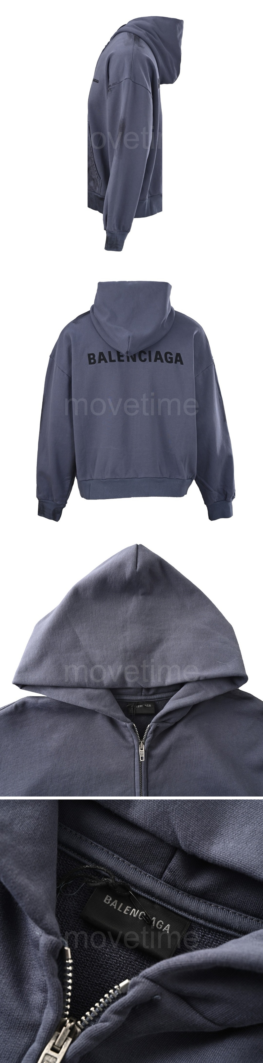 발렌시아가 가을 후드 집업 자켓 26SS 상세이미지 3