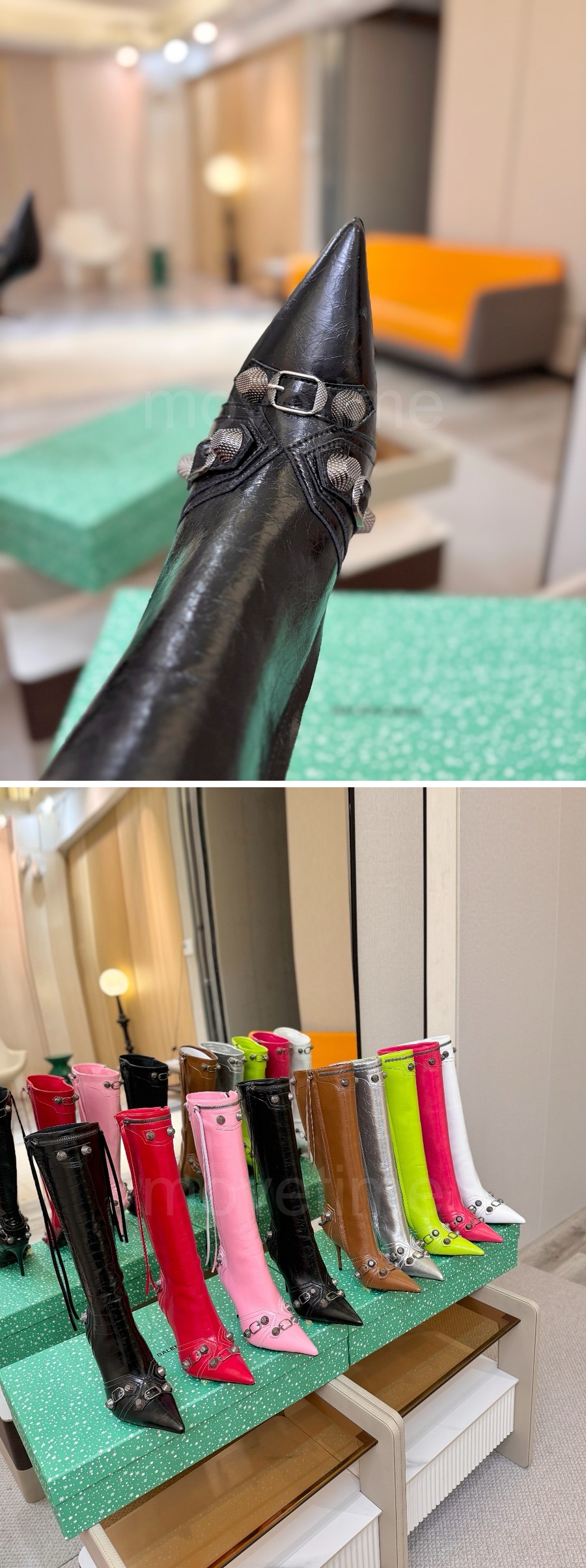 발렌시아가 여성 Cagole 9.5cm 힐 부츠 26SS 상세이미지 4