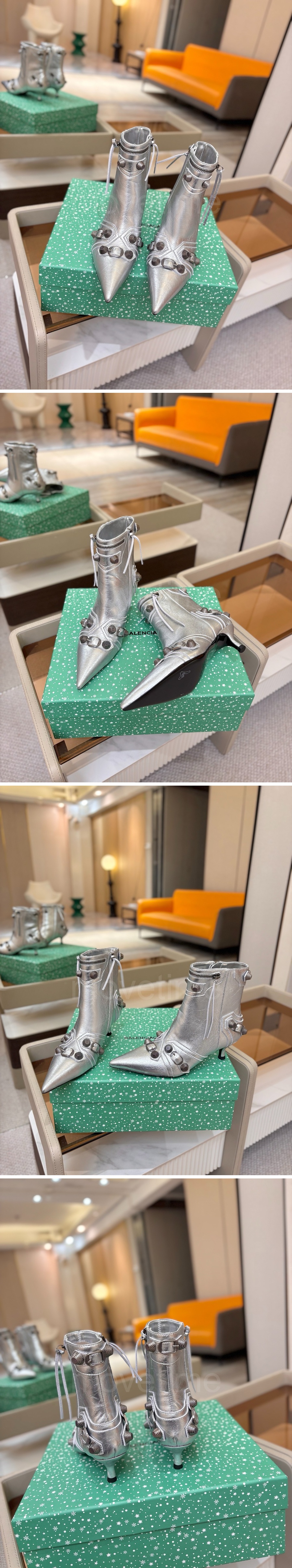 발렌시아가 여성 Cagole 5cm 힐 부츠 26SS 상세이미지 5