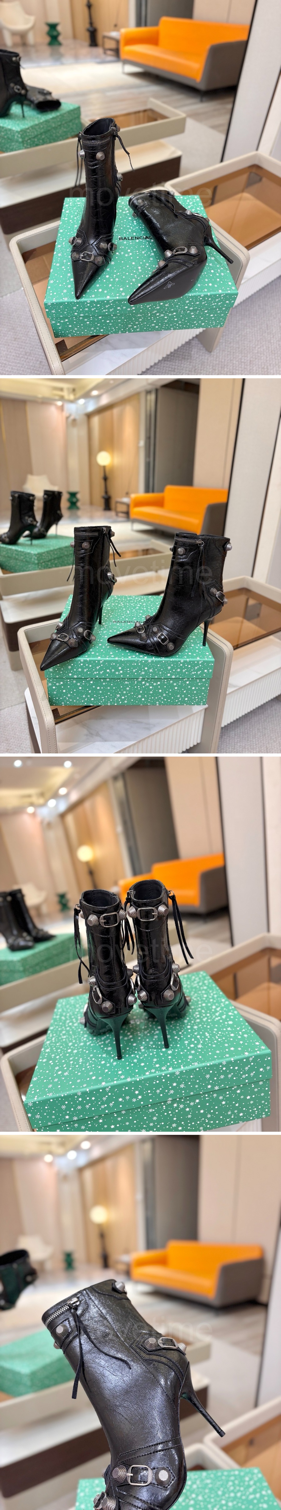 발렌시아가 여성 Cagole 9.5cm 힐 부츠 26SS 상세이미지 3