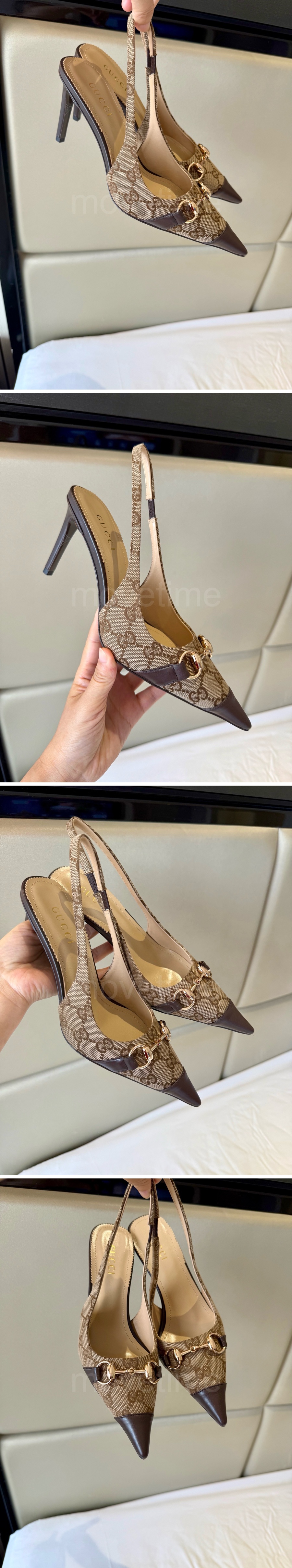 구찌 여자 8.5cm 힐 구두 샌들 레플리카 26SS 상세이미지 3