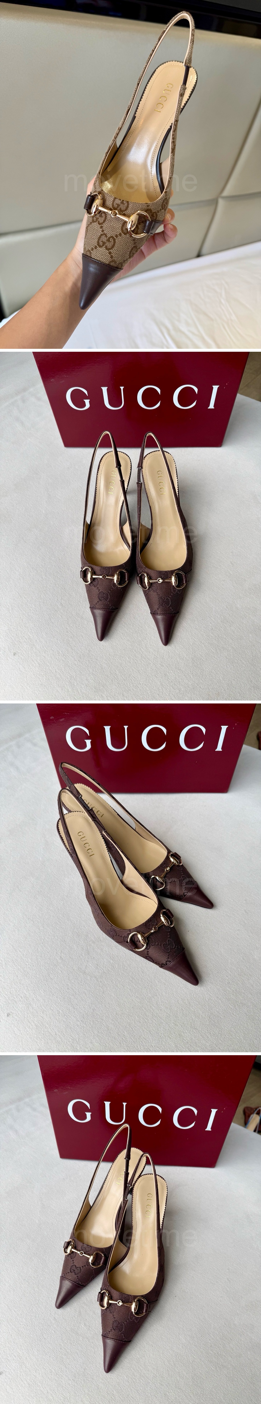 구찌 여자 8.5cm 힐 구두 샌들 레플리카 26SS 상세이미지 4