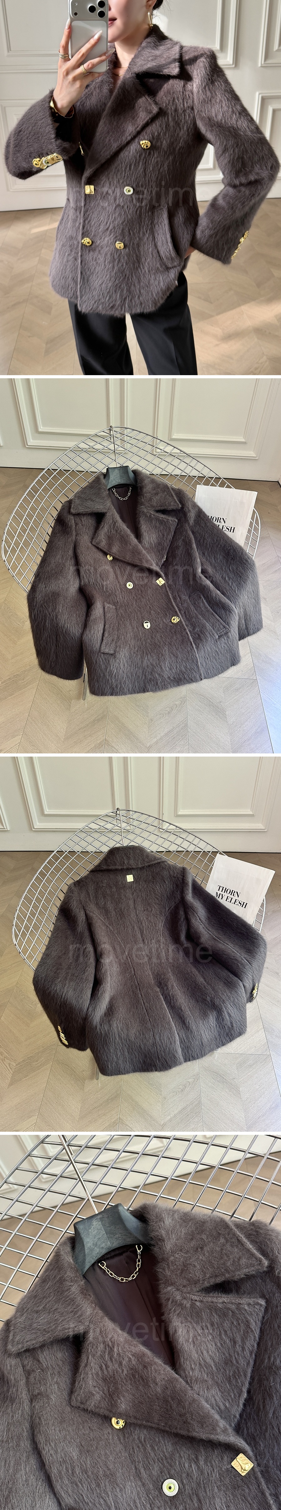 스키아파렐리 Schiaparelli 여성 캐시미어 코트 자켓 26SS 상세이미지 4
