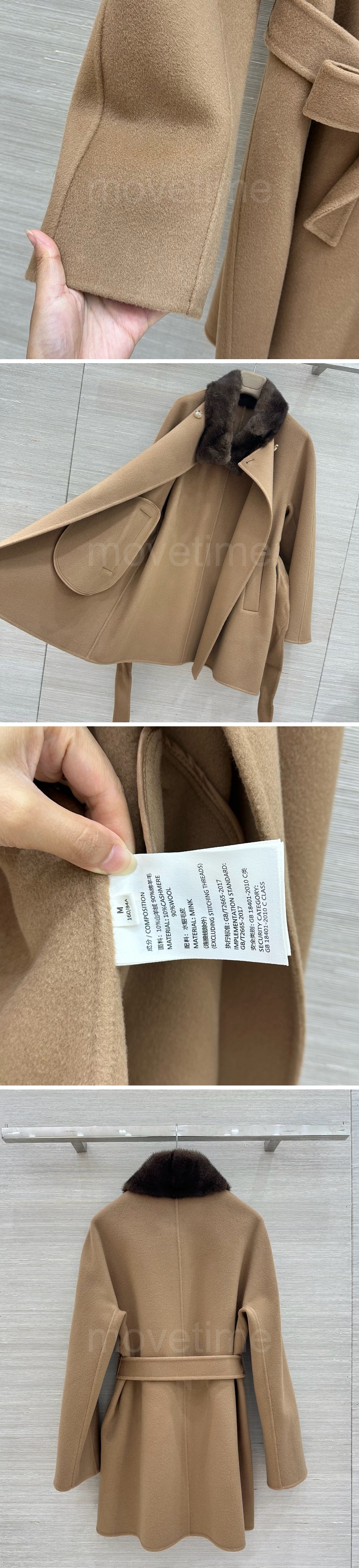 로로피아나 여성 퍼카라 캐시미어 코트 자켓 26SS 상세이미지 8
