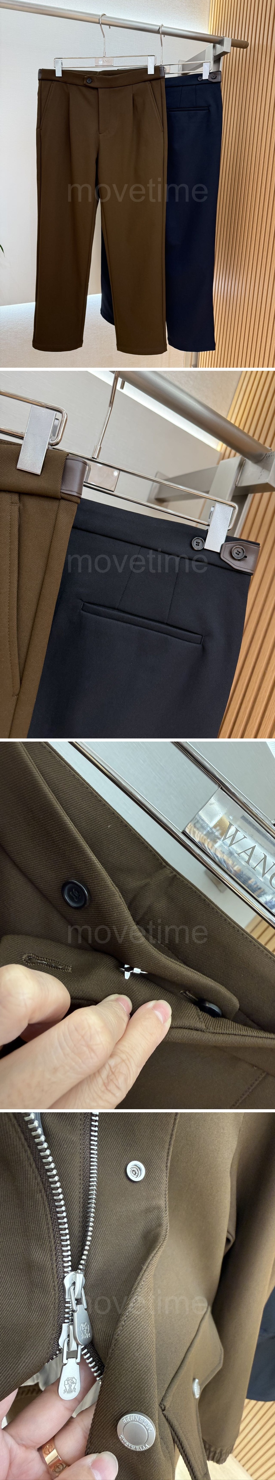 브루넬로 쿠치넬리 가을 남자 봄버 자켓 + 팬츠 바지 상하의 레플리카 상세이미지 3